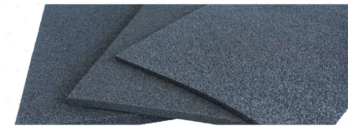 EPDM open cell foam sheet — density 80±10 kg/m³, thickness 2-60 mm, 1000-1500 mm wide