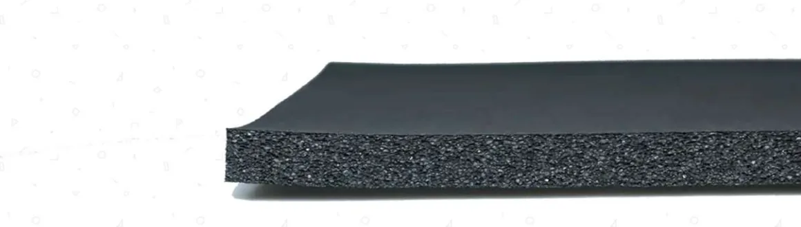 EPDM open cell foam sheet — density 120±10 kg/m³, thickness 2-60 mm